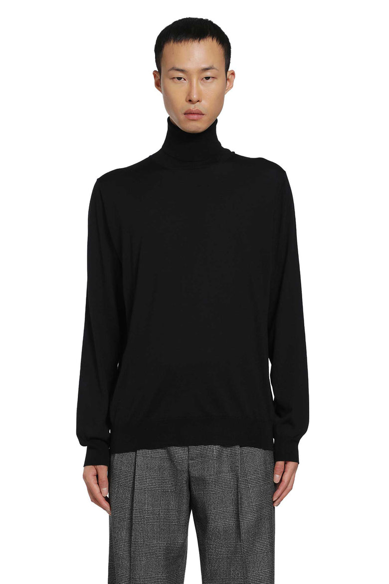 LARDINI Superfine Merino Wool Turtleneck man