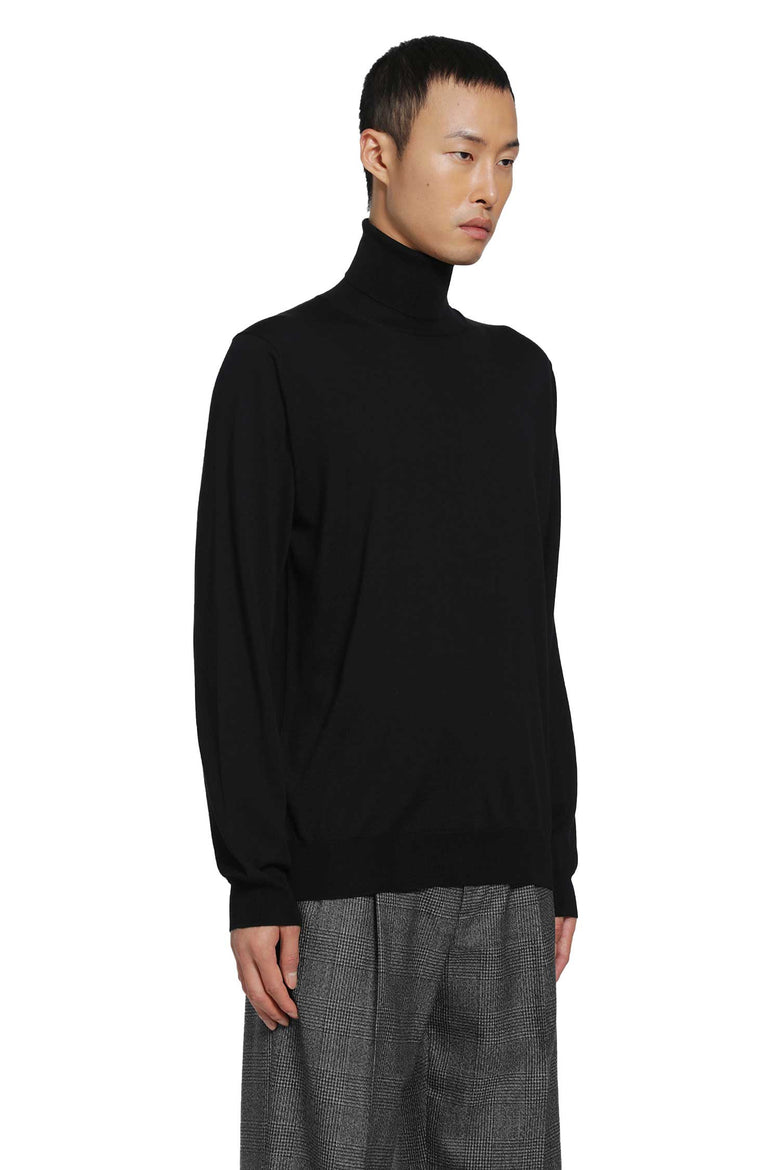 LARDINI Superfine Merino Wool Turtleneck man