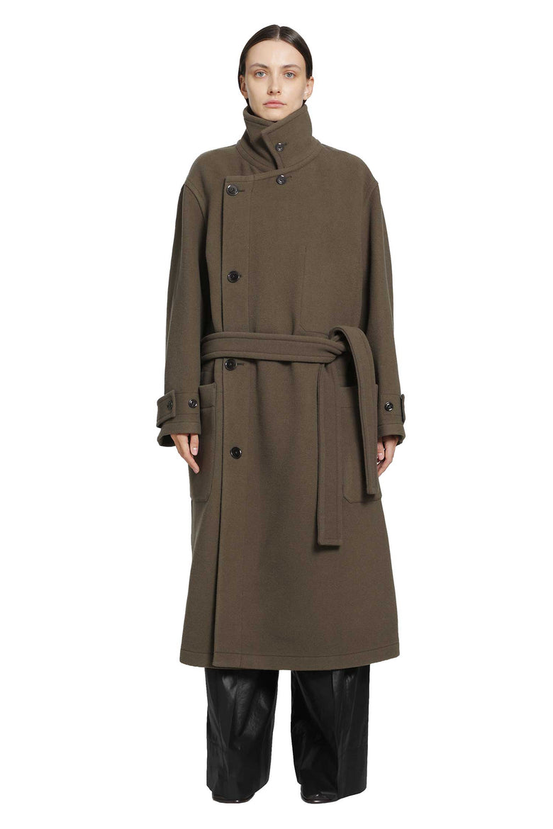 
              LEMAIRE Double Wool Wrap Coat woman
            