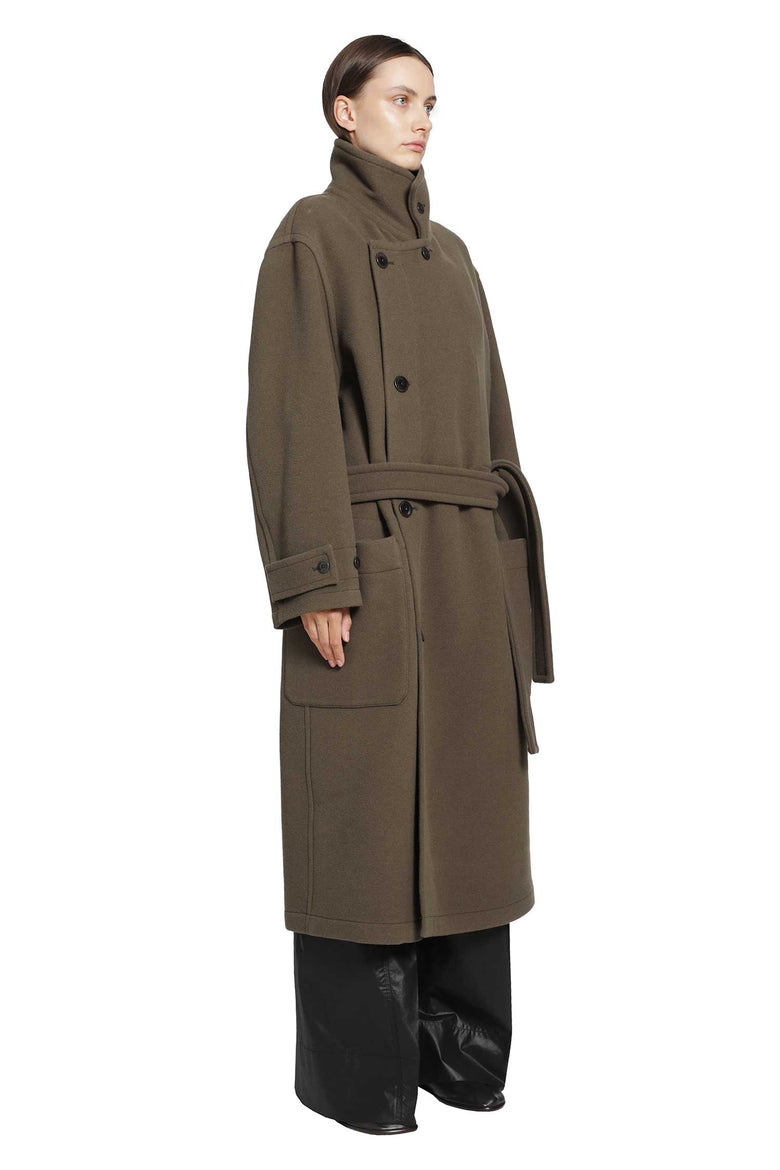 
              LEMAIRE Double Wool Wrap Coat woman
            