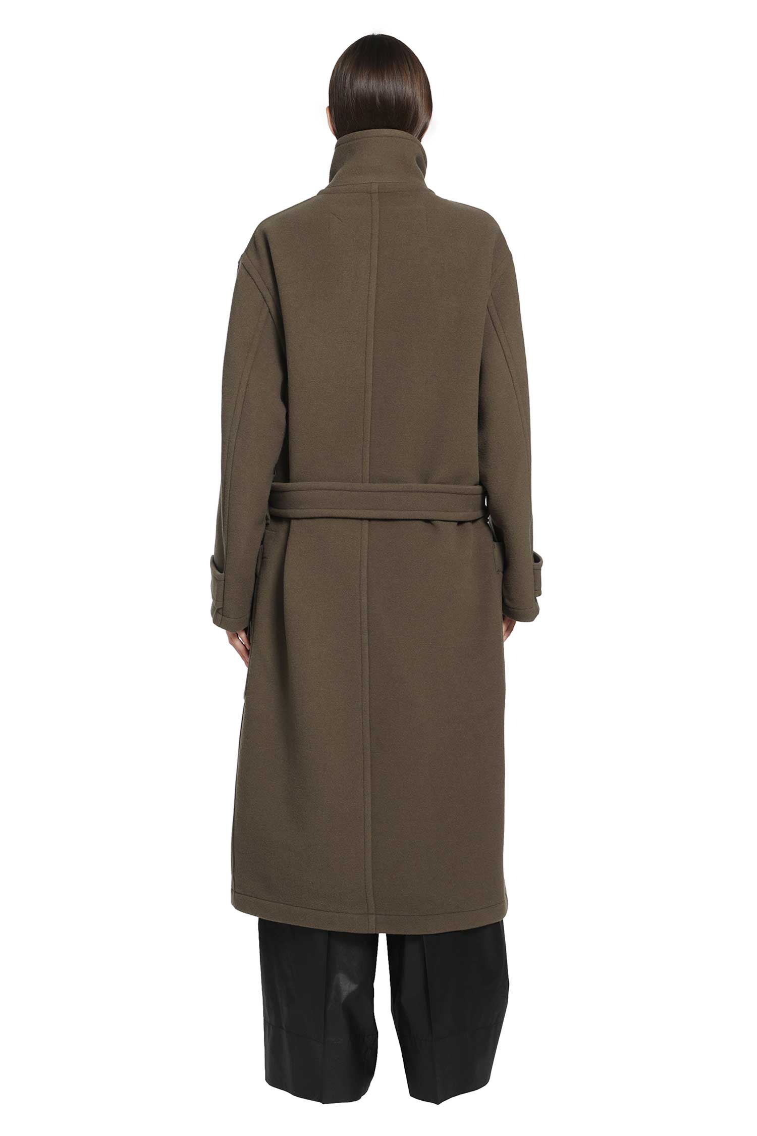 LEMAIRE Double Wool Wrap Coat woman