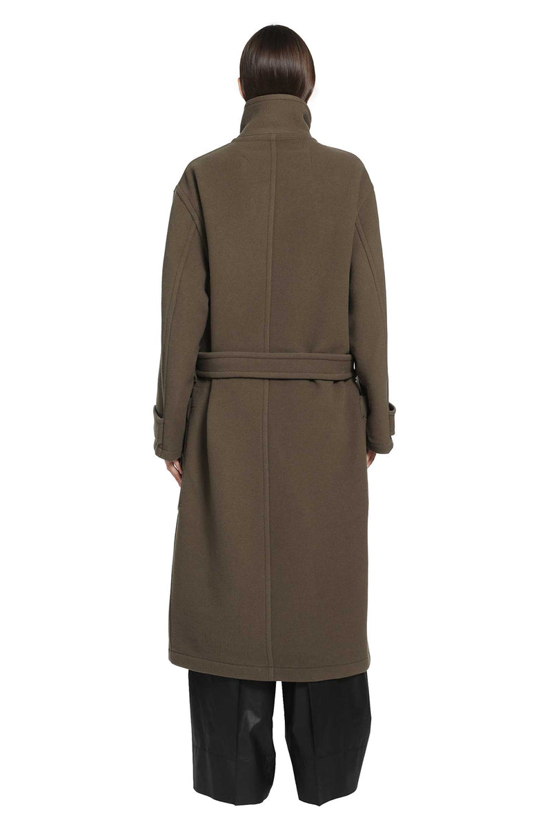 LEMAIRE Double Wool Wrap Coat woman