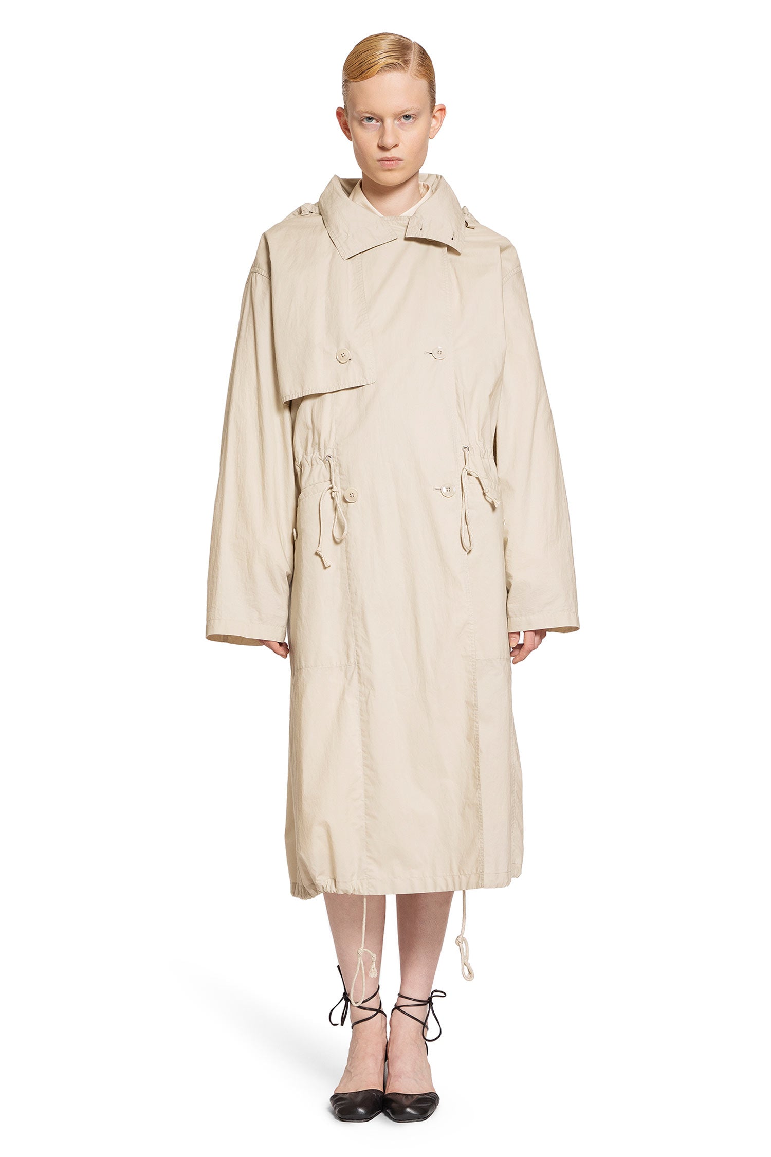 LEMAIRE WOMAN BEIGE COATS