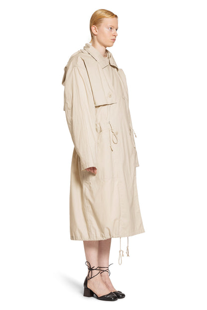 LEMAIRE WOMAN BEIGE COATS