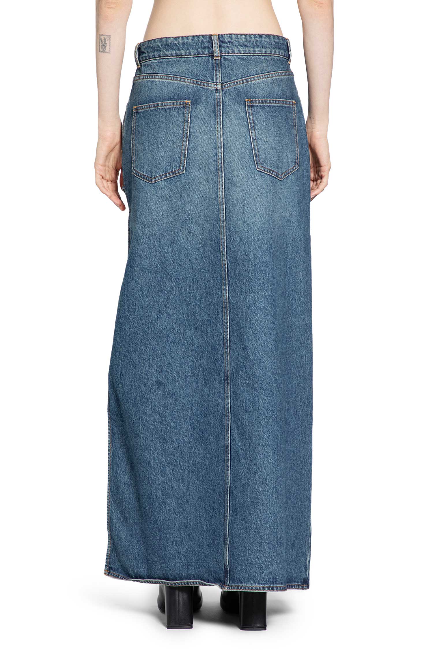 Garter Belt Denim Skirt