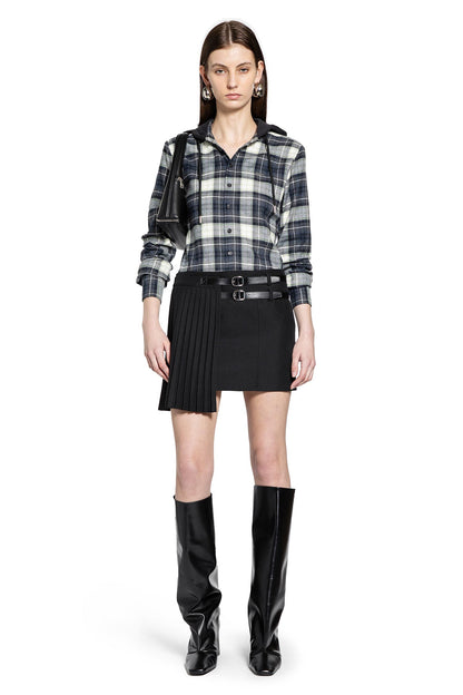 Pleated Uniform Mini Skirt