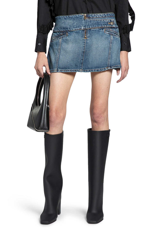 Yoke Denim Skirt - Antonioli.eu