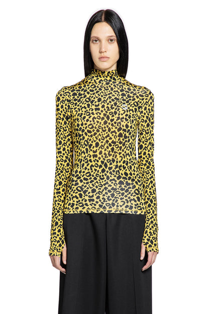 Leopard Print Second Skin Turtleneck
