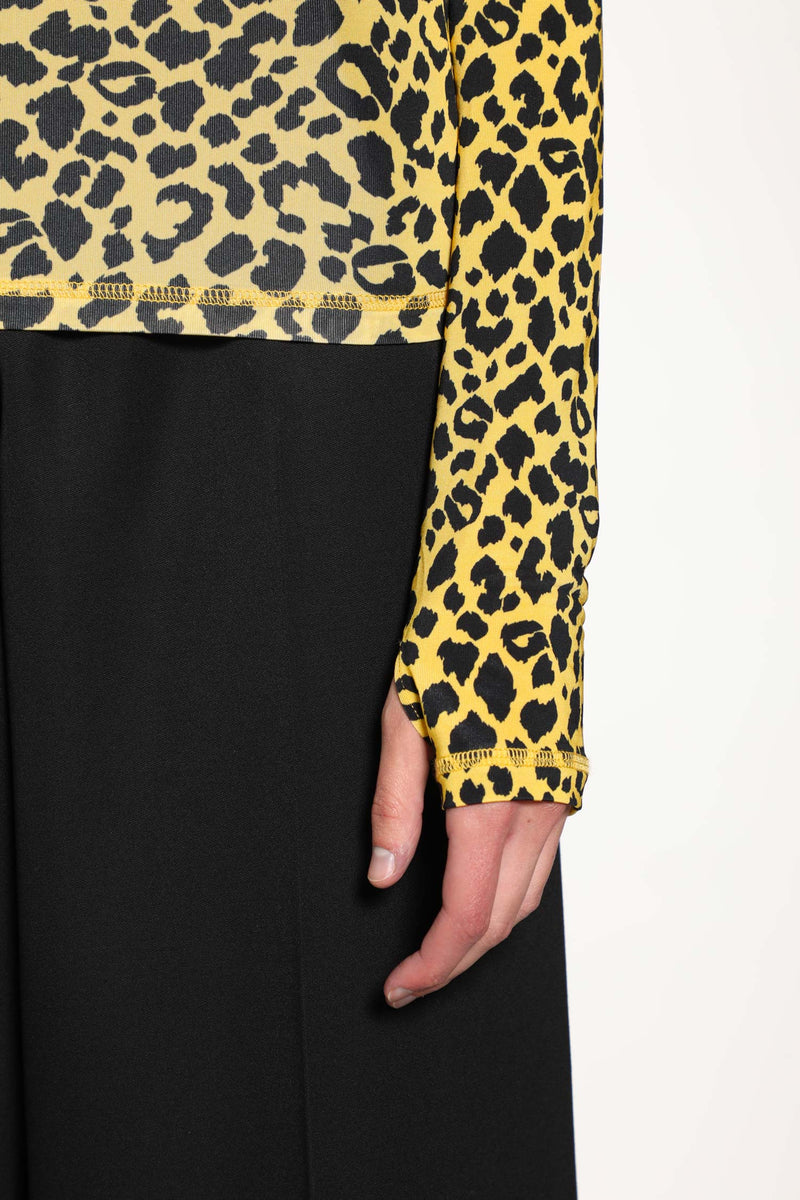 Leopard Print Second Skin Turtleneck - Antonioli.eu