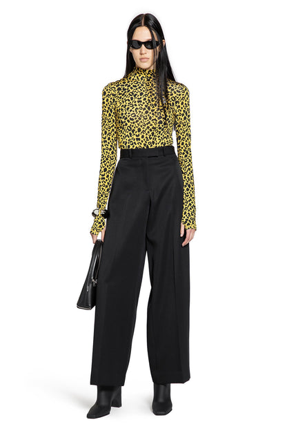 Leopard Print Second Skin Turtleneck