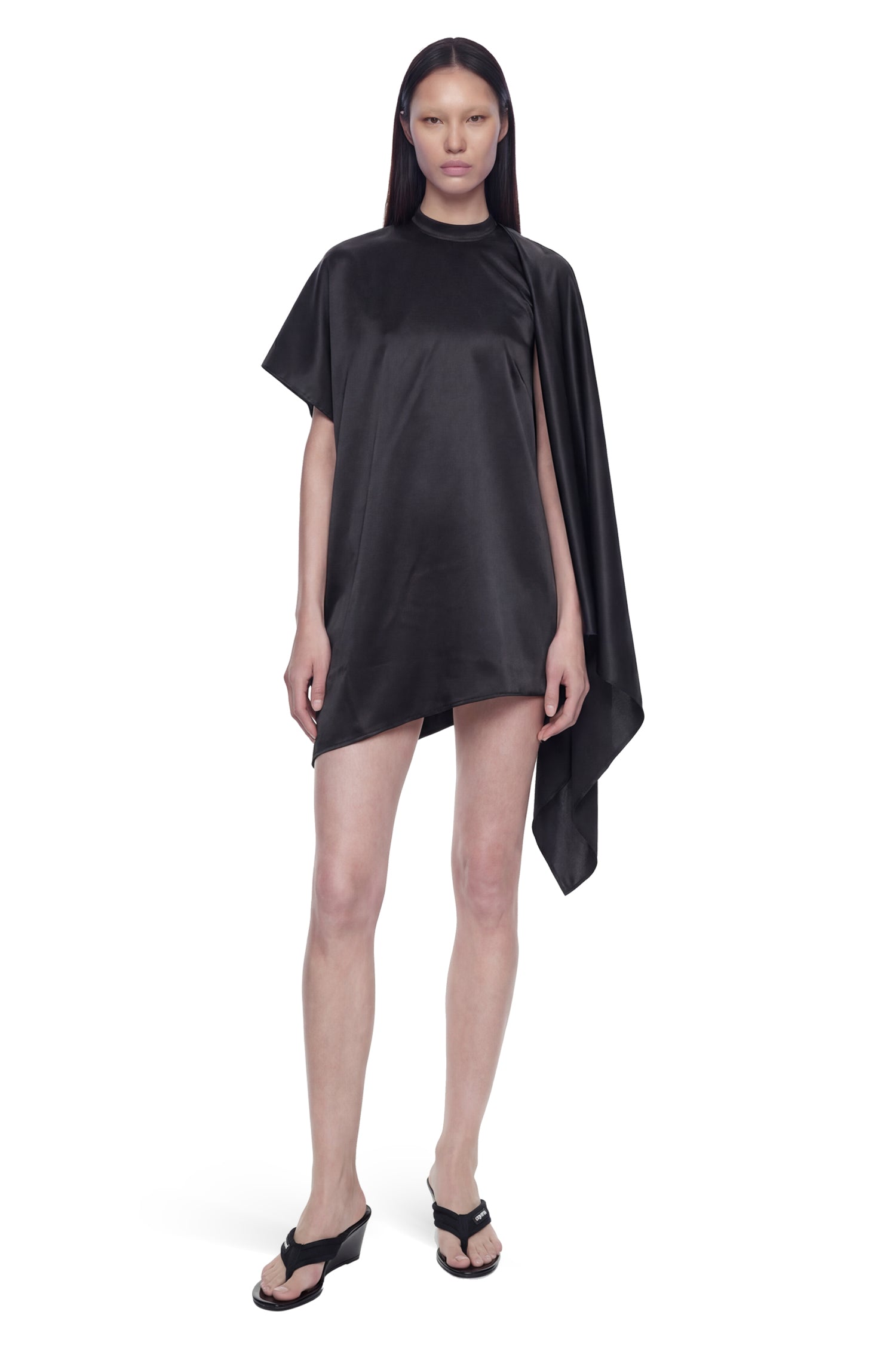 Zero Waste Draped Mini Dress