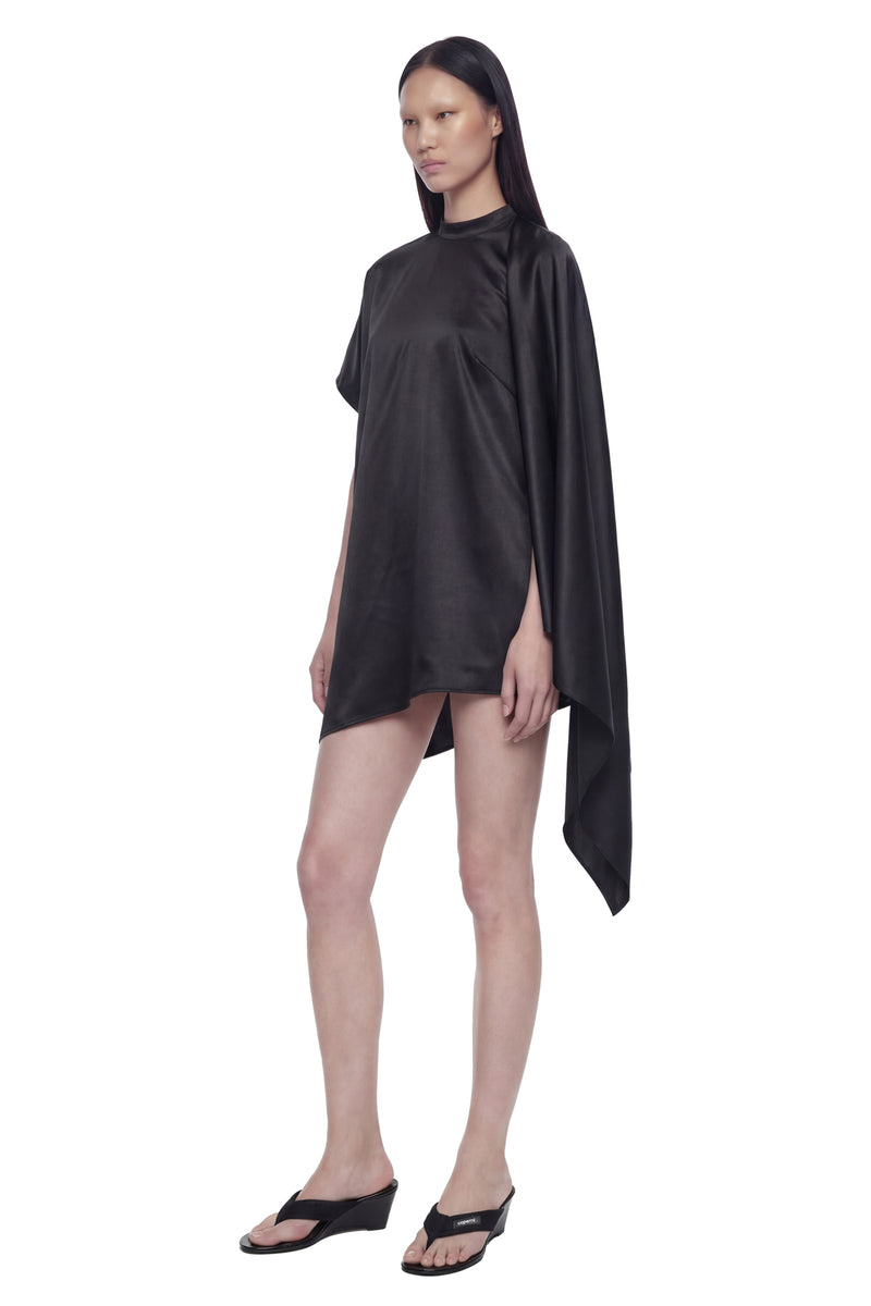 Zero Waste Draped Mini Dress