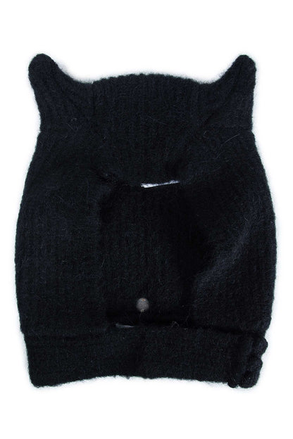 Knitted Horn Beanie