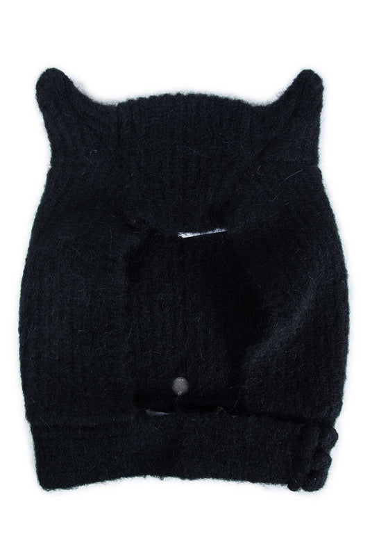 Knitted Horn Beanie