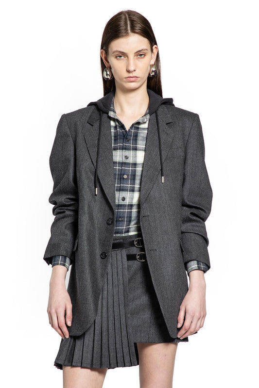 Prince of Wales Check Oversized Blazer