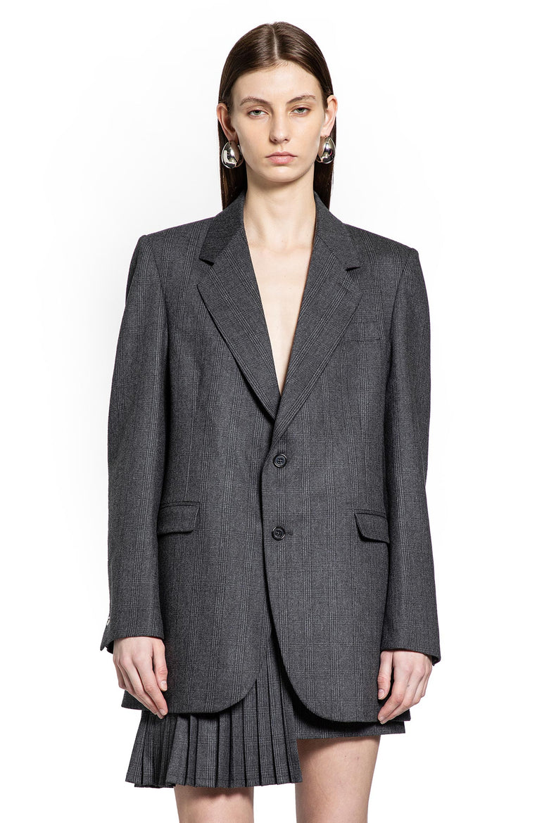 Prince of Wales Check Oversized Blazer