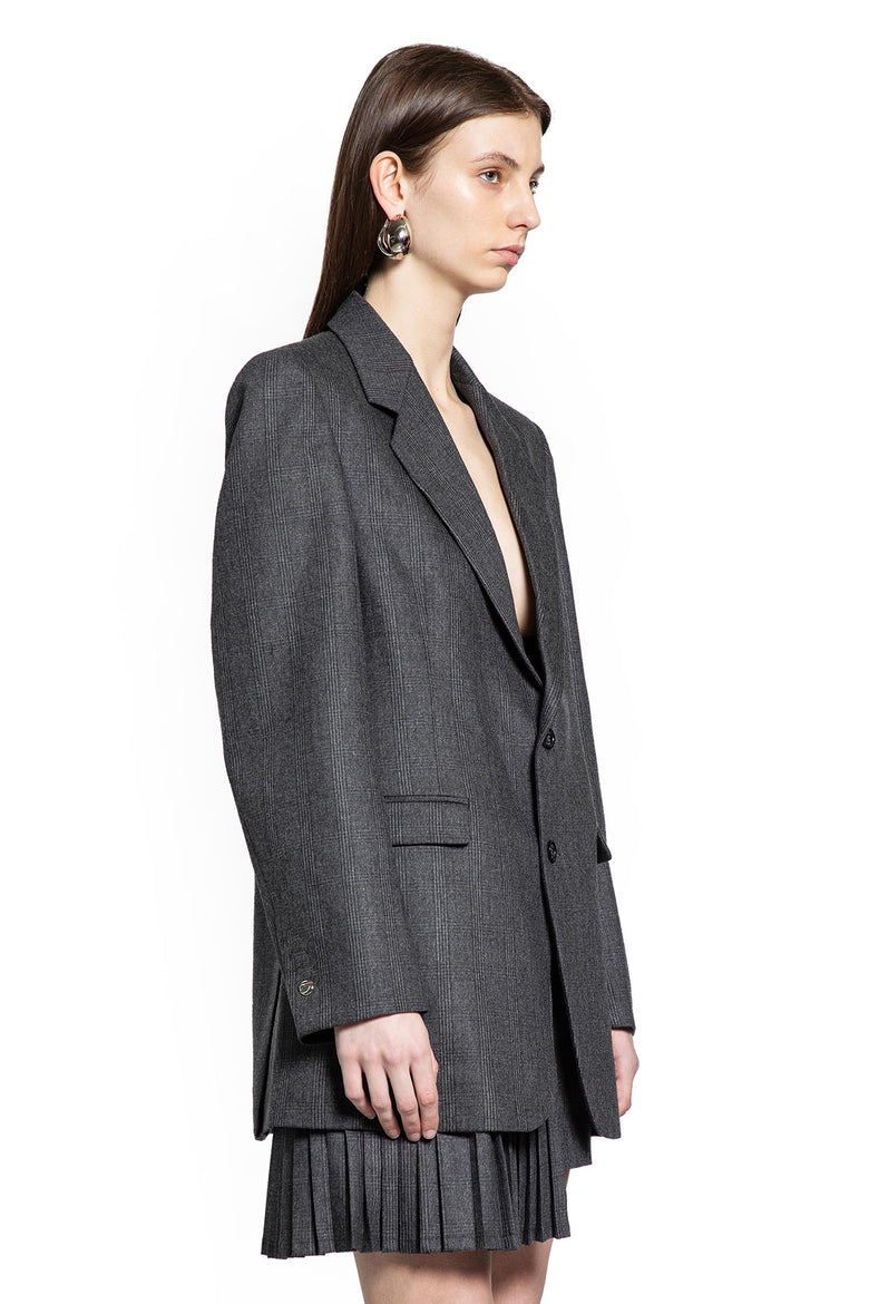 Prince of Wales Check Oversized Blazer