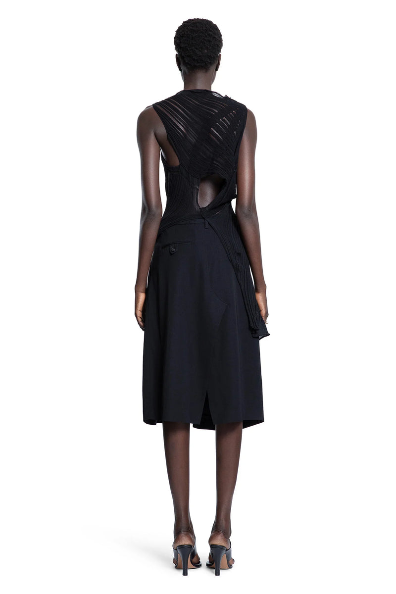 HALOS WOMAN BLACK TOPS - Antonioli.eu