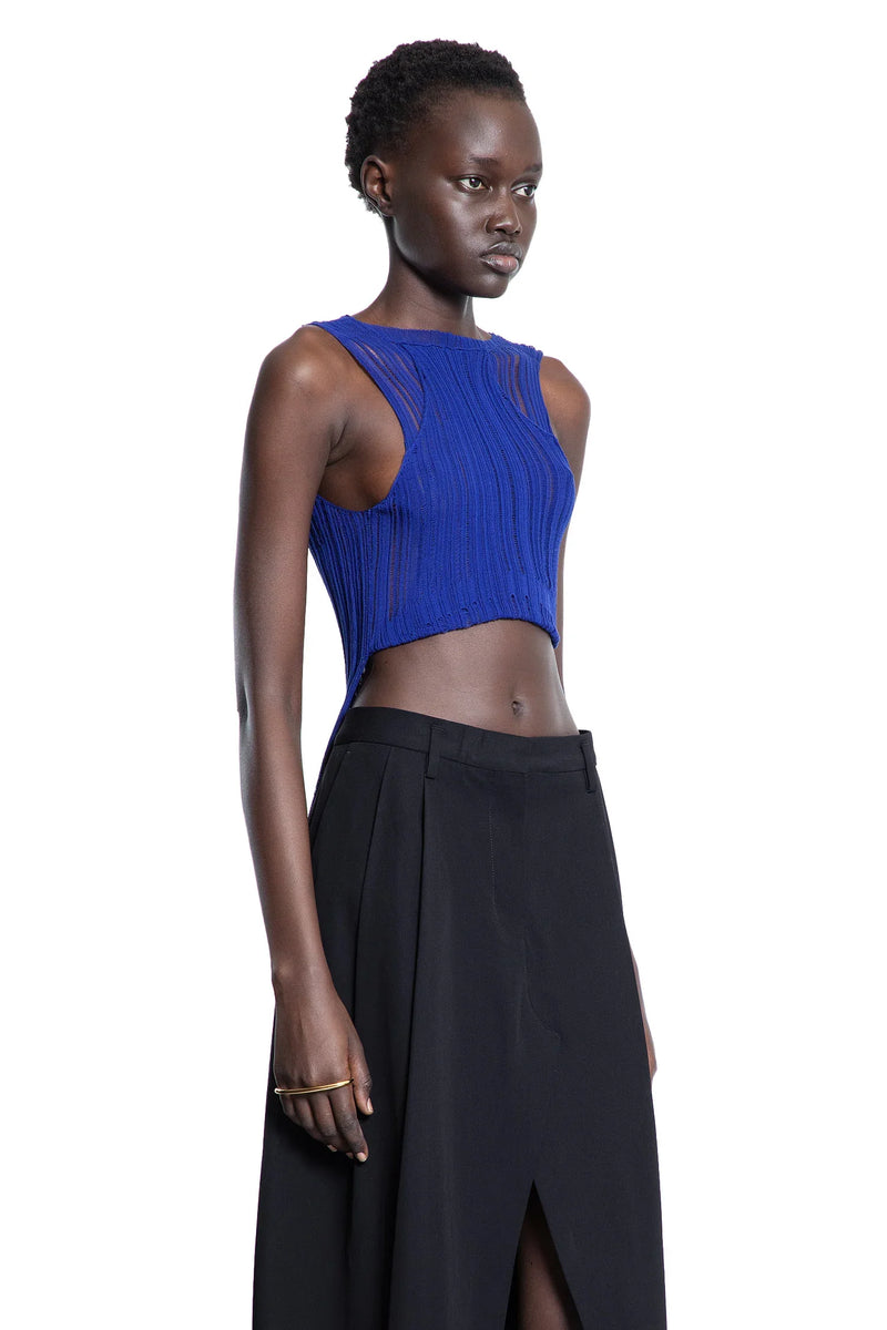 HALOS WOMAN BLUE TOPS - Antonioli.eu