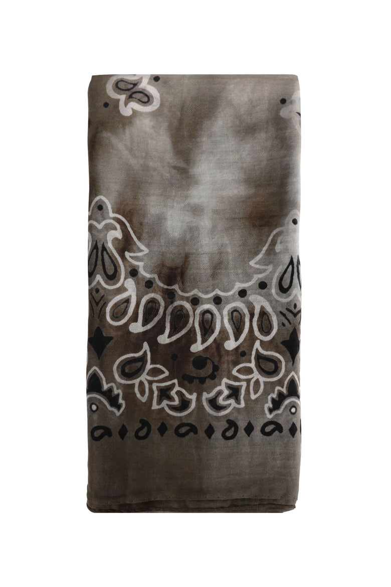 DESTIN Paisley Print Cotton Scarf unisex