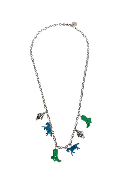 Horse Charms Chain Necklace