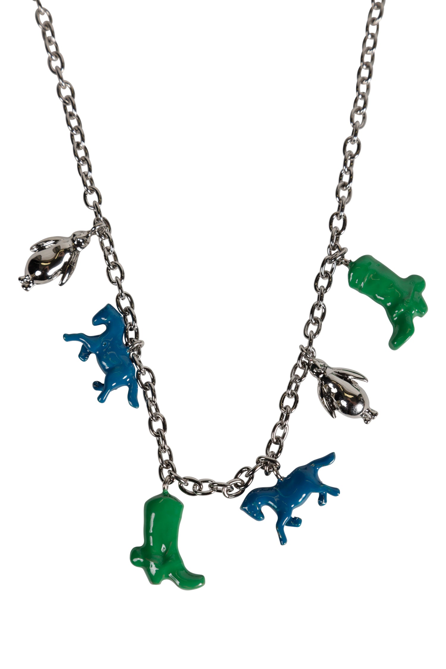Horse Charms Chain Necklace
