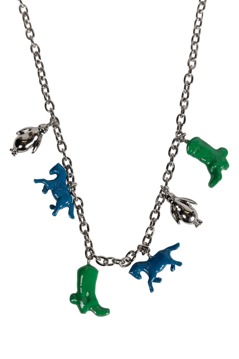Horse Charms Chain Necklace