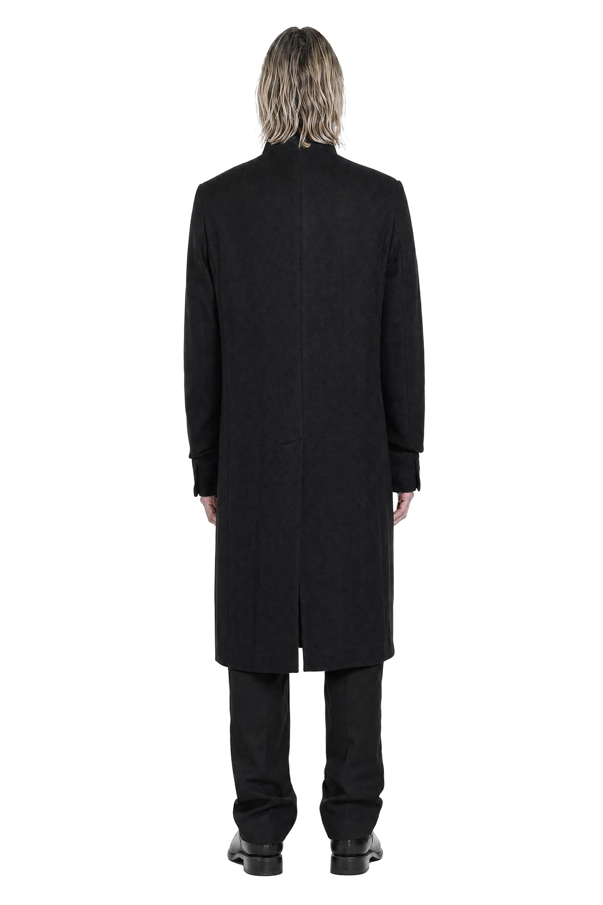 Diagonal Double Cashmere Coat