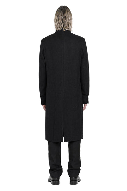Diagonal Double Cashmere Coat