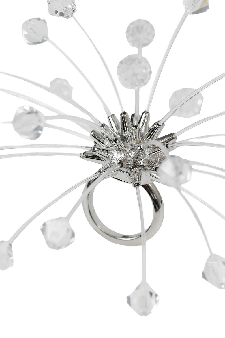 HUGO KREIT Crystal Ball Ring woman