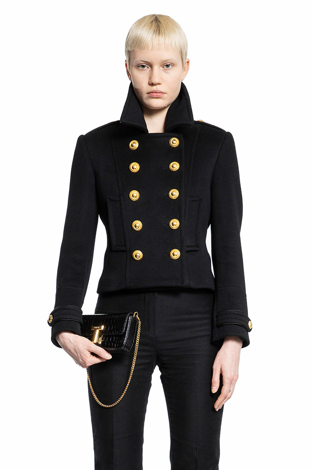 TOM FORD WOMAN BLACK JACKETS