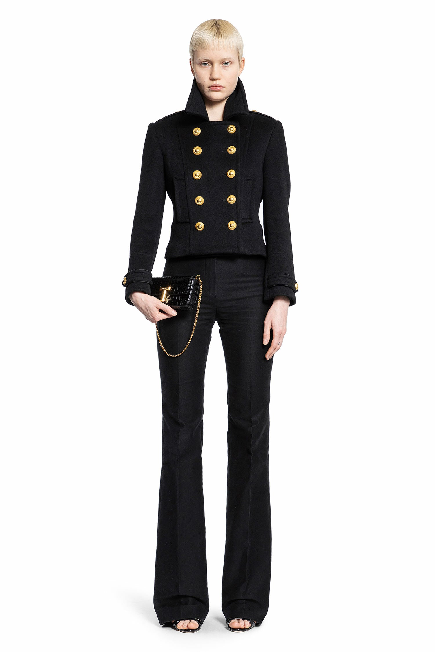 TOM FORD WOMAN BLACK JACKETS