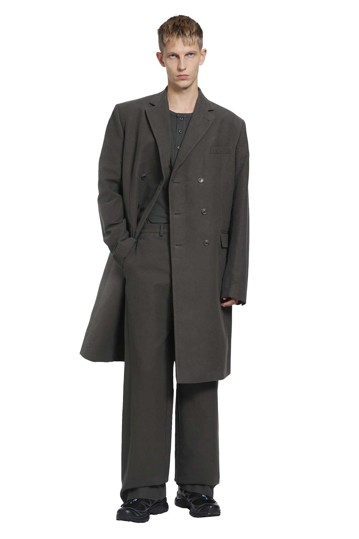 RIER Double-Breasted Coat man