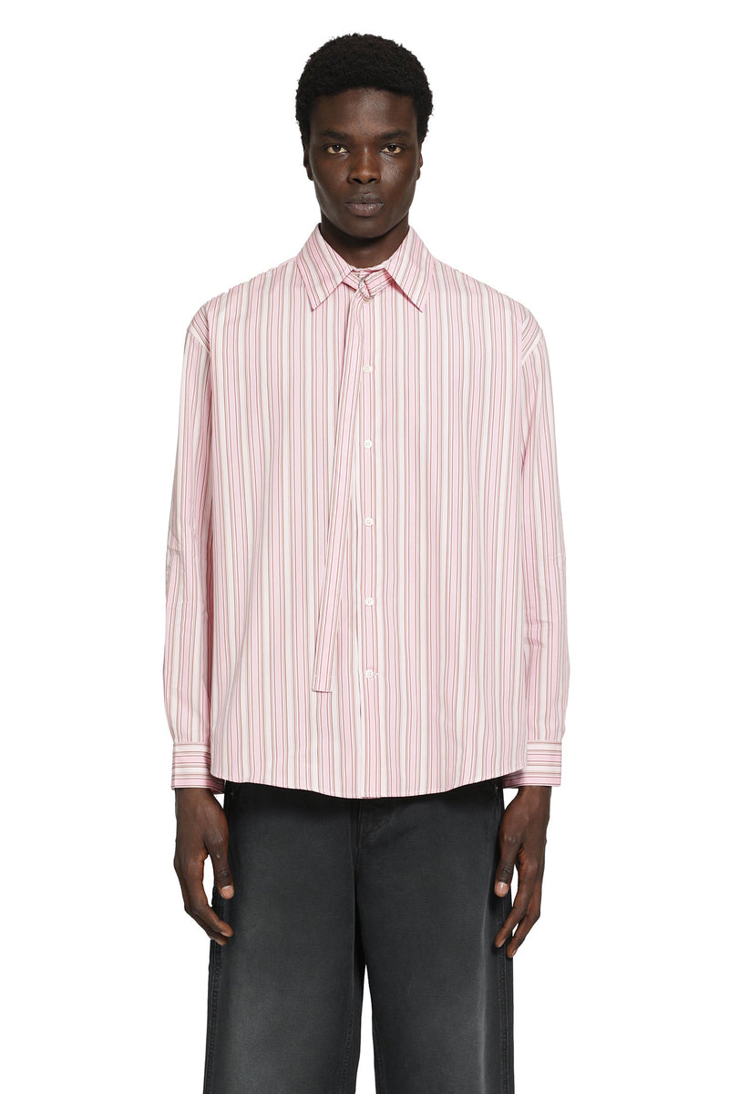 MARNI Striped Poplin Shirt man