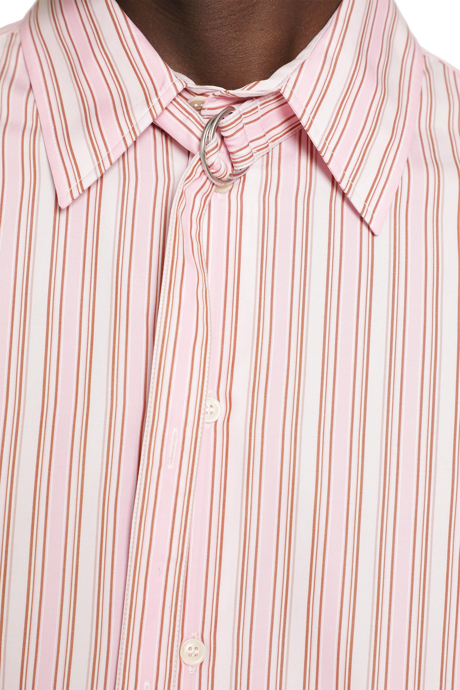 MARNI Striped Poplin Shirt man