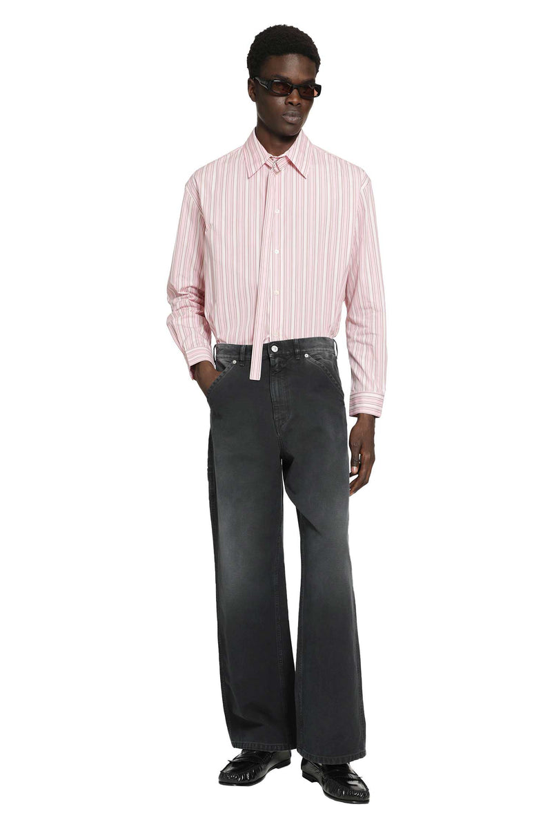 MARNI Striped Poplin Shirt man