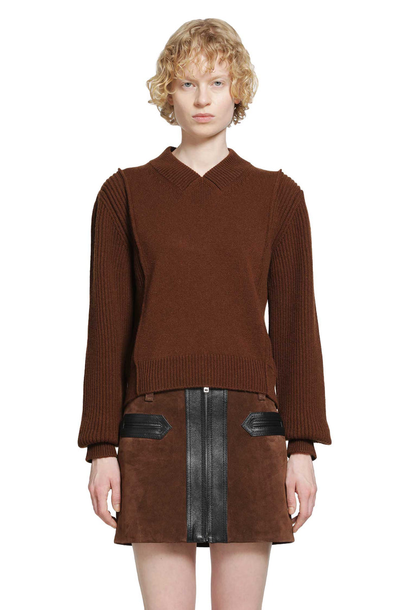 MARNI Wool Cashmere V-Neck Sweater woman