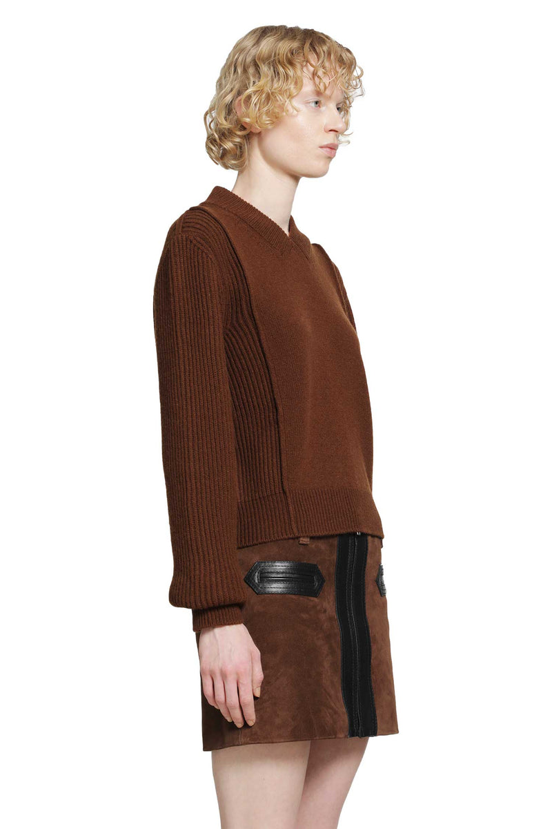 MARNI Wool Cashmere V-Neck Sweater woman