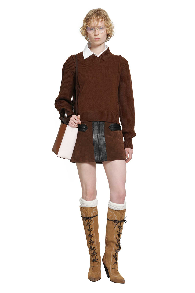 MARNI Wool Cashmere V-Neck Sweater woman