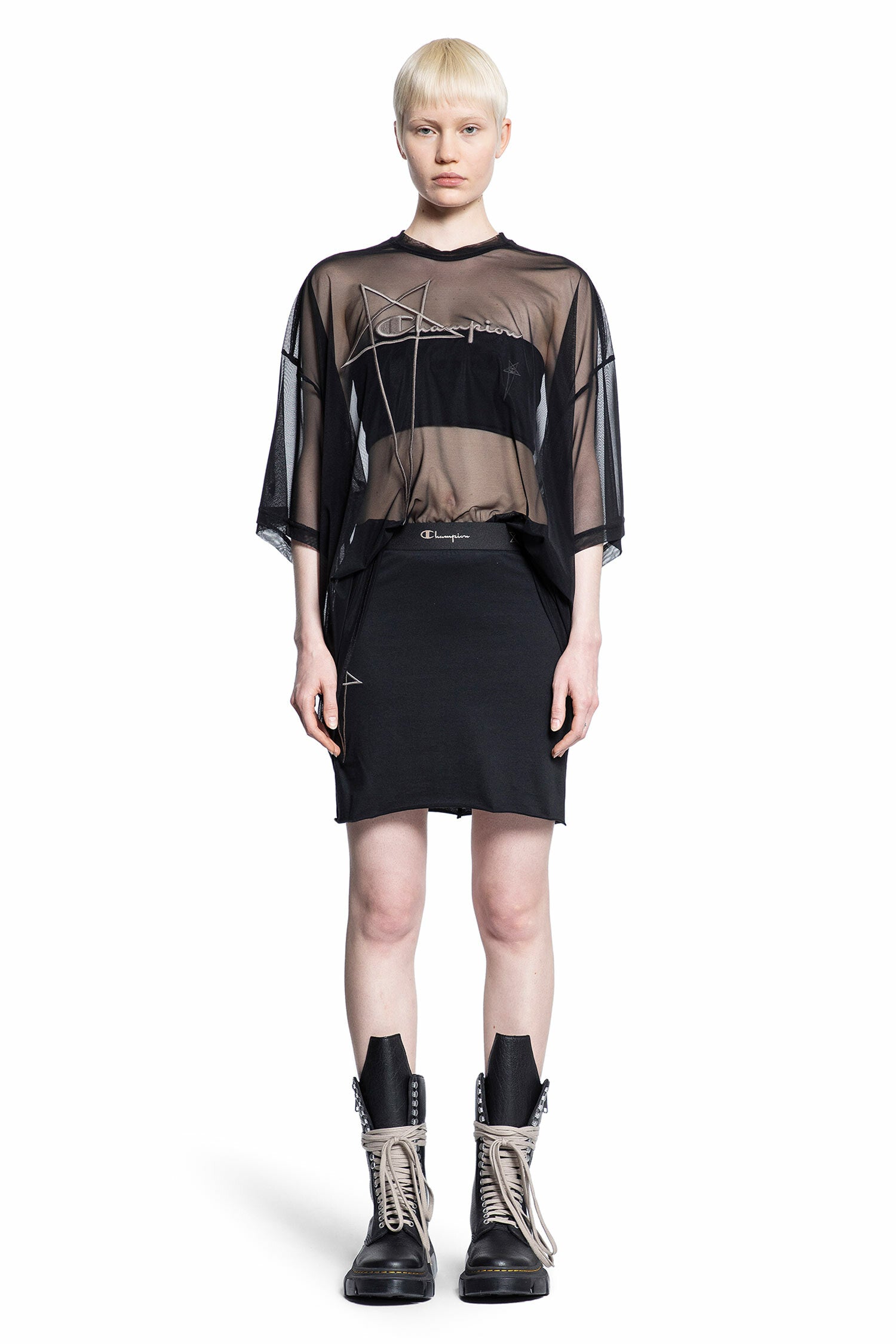 RICK OWENS WOMAN BLACK SKIRTS