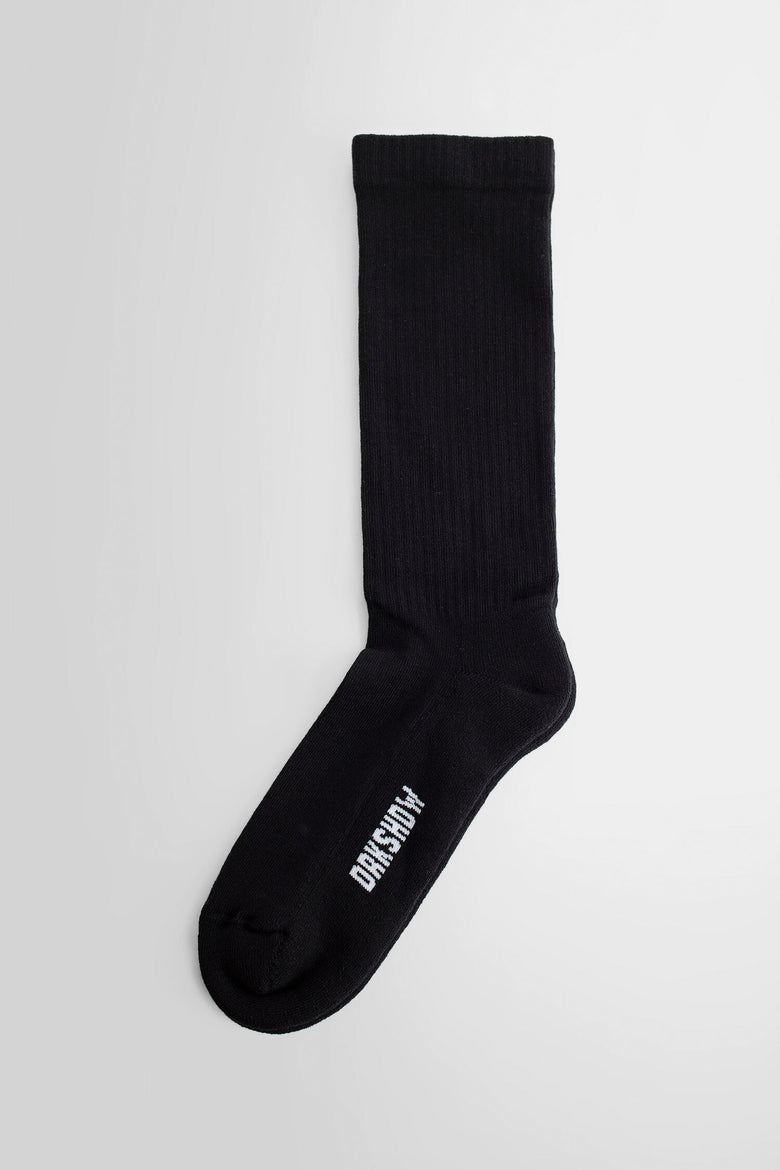 RICK OWENS DRKSHDW UNISEX BLACK SOCKS