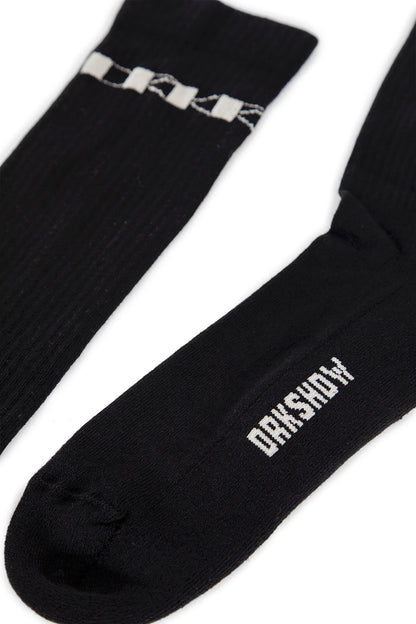 RICK OWENS DRKSHDW UNISEX BLACK SOCKS