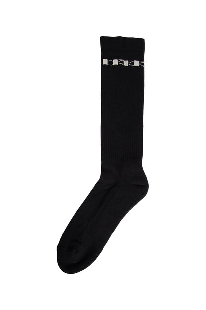 RICK OWENS DRKSHDW UNISEX BLACK SOCKS