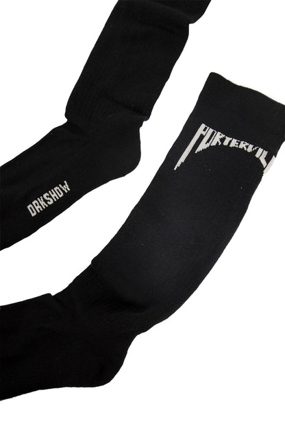 RICK OWENS DRKSHDW UNISEX BLACK SOCKS