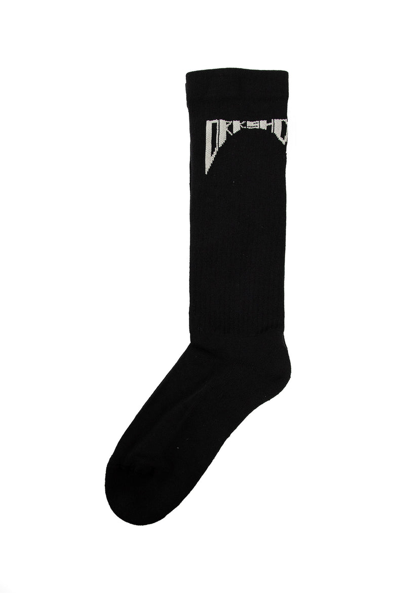 RICK OWENS DRKSHDW UNISEX BLACK SOCKS