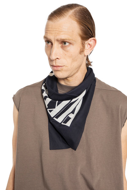 RICK OWENS DRKSHDW UNISEX BLACK SCARVES