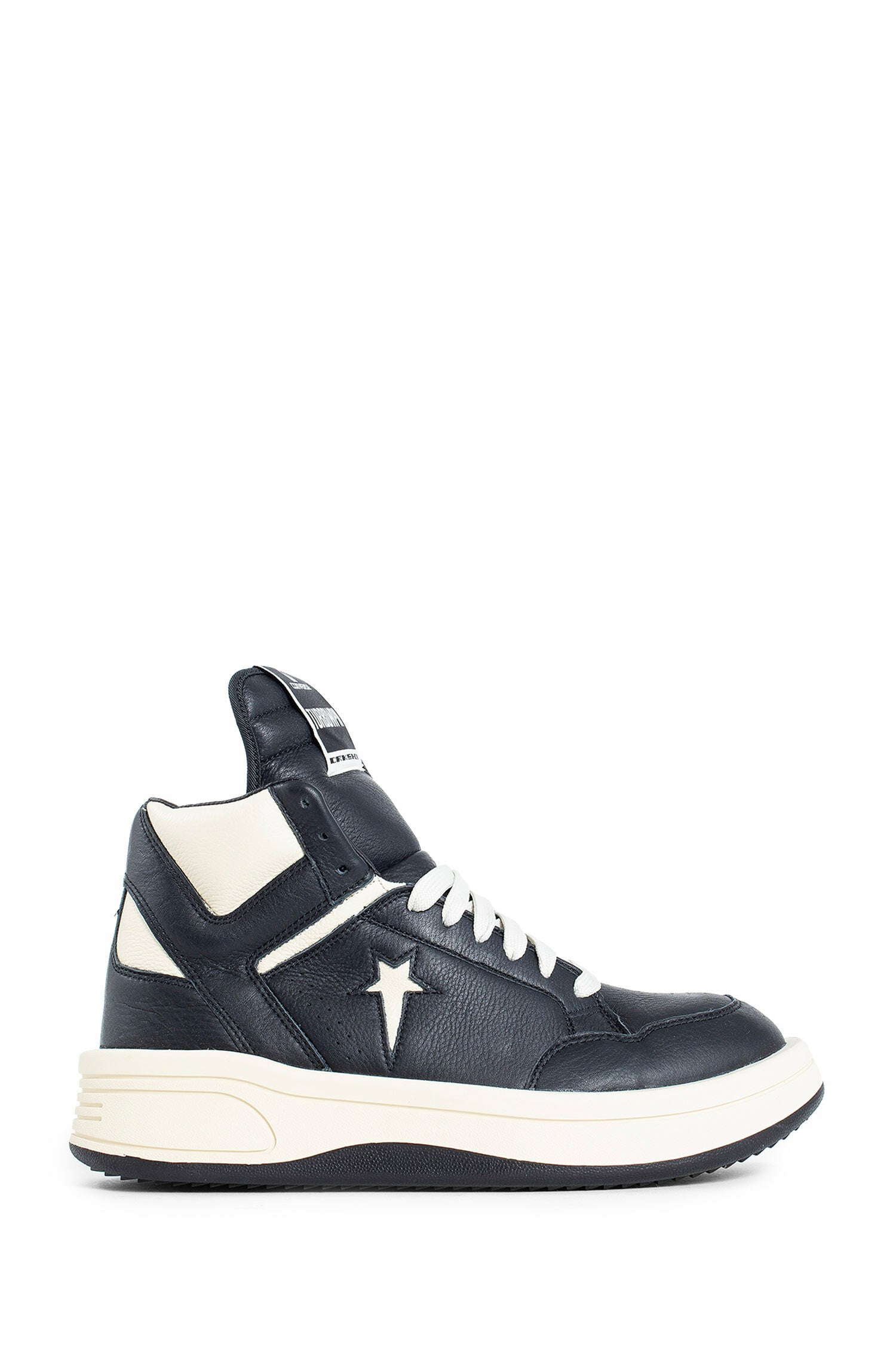 RICK OWENS MAN BLACK SNEAKERS