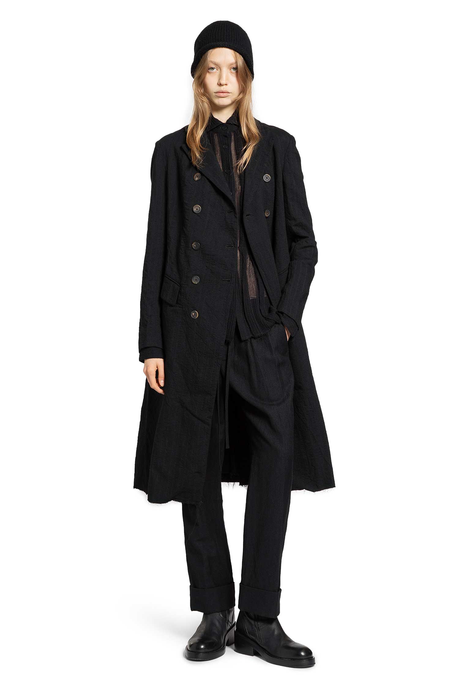 FORME D'EXPRESSION WOMAN BLACK COATS
