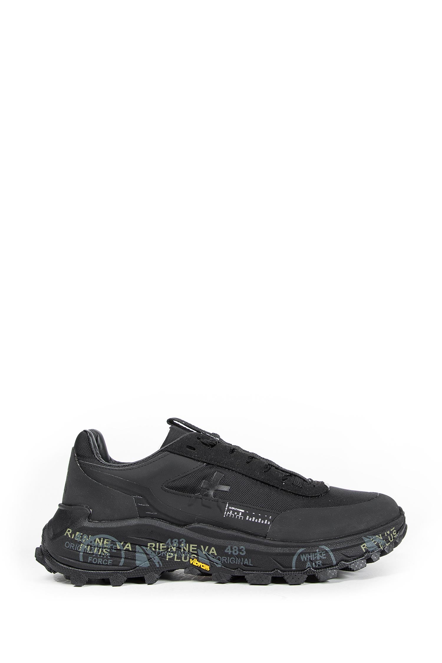 PREMIATA MAN BLACK SNEAKERS