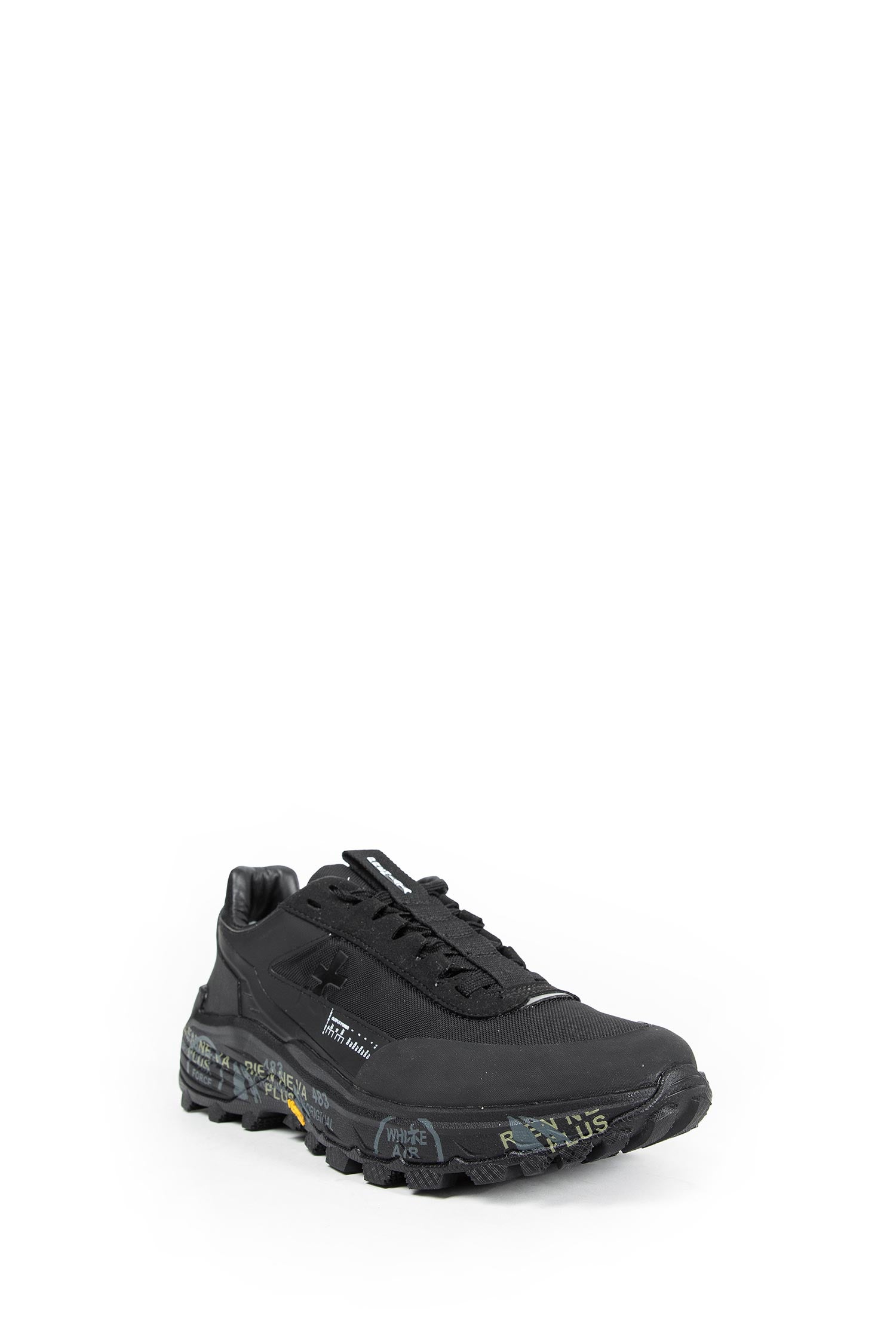 PREMIATA MAN BLACK SNEAKERS